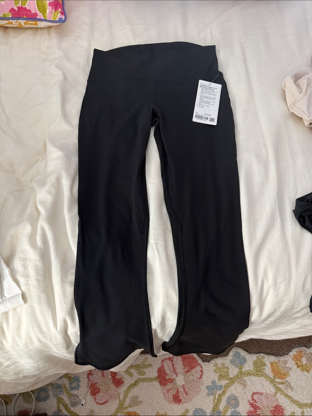 lululemon athletica Black mini flare pant